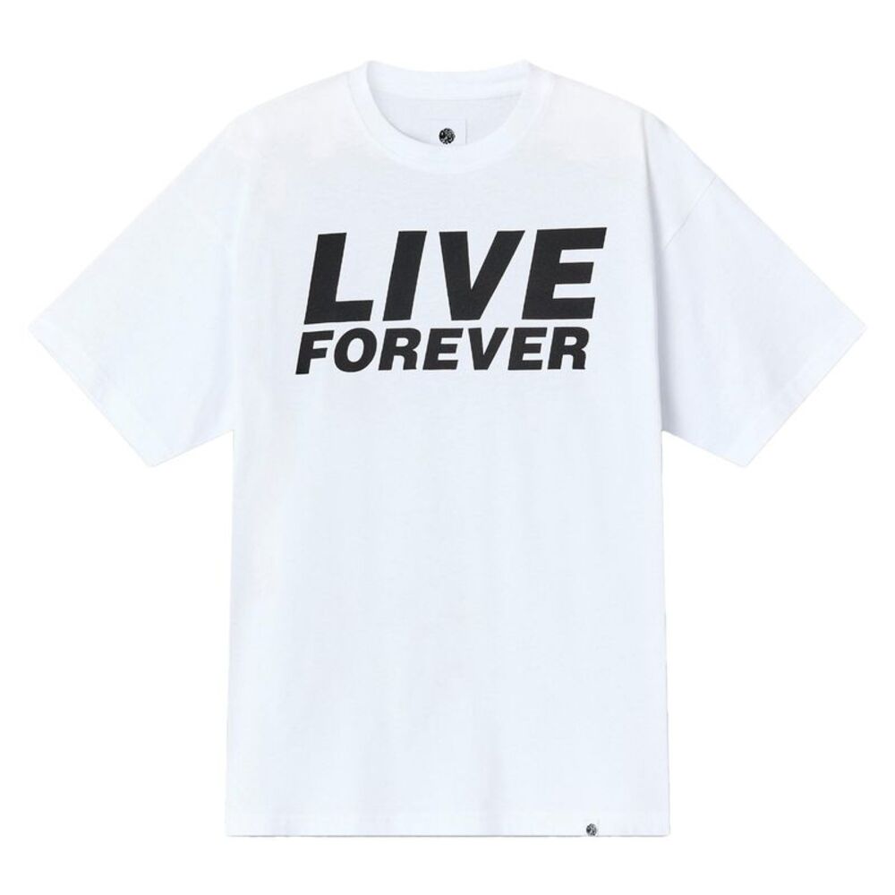 Pretty Green Mens Porsche Live Forever Tour T-Shirt / White